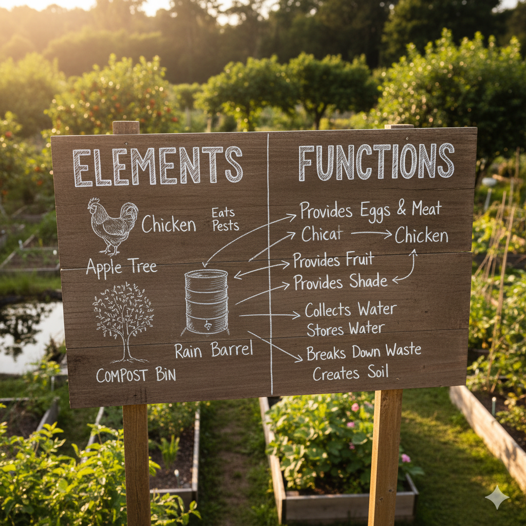 Elements vs. Functions in Permaculture