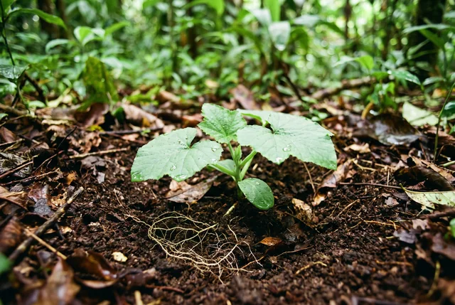 Editorial illustration: living soil